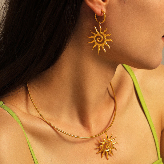 Helios God of the Sun Necklace/ Earrings