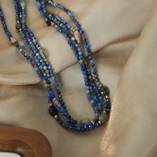 Bali Ocean Blue Natural Stone Necklace